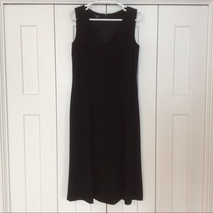 Talbots Formal Black Dress Sleeveless - Size 8